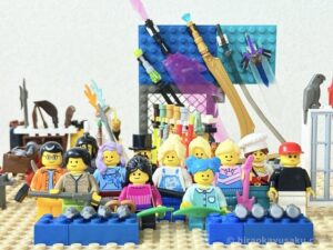 20241127 レゴで作った「とある街の武器屋」