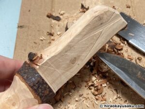 20251108 木のナイフ