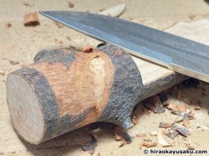 20251108 木のナイフ